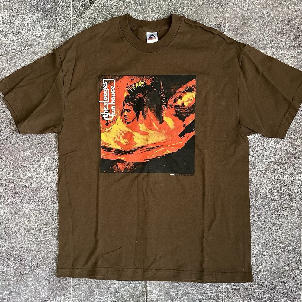 Men's Vintage AAA The Stooges Fun House Album 2003 Tour Concert T Shirt Tee Sz L